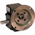 Worldwide Electric Worldwide Cast Iron Right Angle Worm Gear Reducer 50:1 Ratio 56C Frame HdRF206-50/1-L-56C
